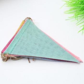 Fleur de Mariée Tissu Banderole Triangulaire