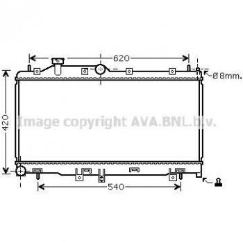 Radiatore motore AVA COOLING SYSTEMS SUA2072