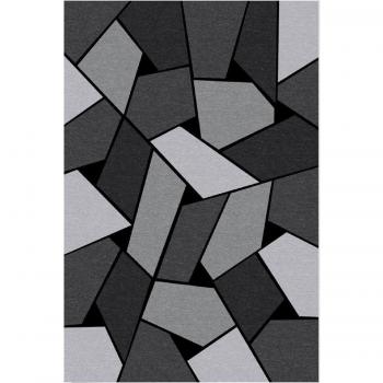 Tapis gris 80 x 150 cm pour salon