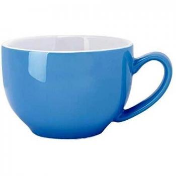 Blue 340ml Cappuccino Cups