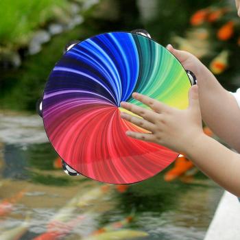 Buntes 8 Zoll Tamburin für Kinder