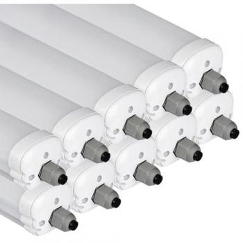 V-TAC LED Wannenleuchte 36 Watt, Kaltweiß, Tageslichtweiß, 8er Set