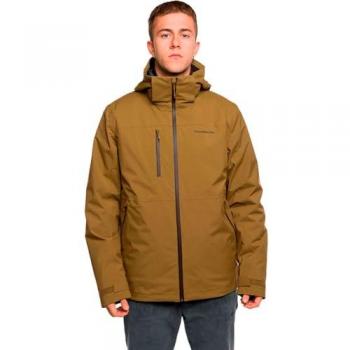 Chaqueta 3 en 1 para Hombre Trangoworld Salama complet Marrón/Gris Impermeable