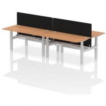 Air Back‑to‑Back 1600×800 mm Height‑Adjustable 4‑Person Office Bench