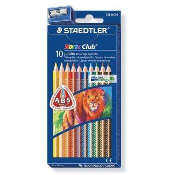 Pack de 10 colores Staedtler Noris Club Triplus Jumbo