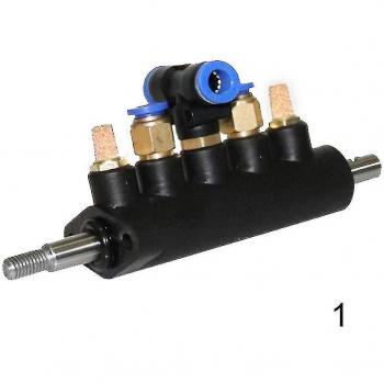 Outil de réparation de pneu avec pédale à cinq voies