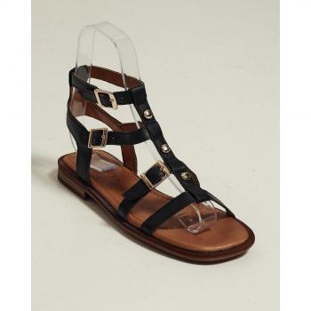 Sandali Nero Phany 16222 36 in Pelle