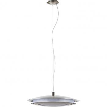 Colgante EGLO Moneva‑C Niquel 48,5 cm con LED