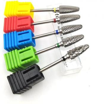 HYTOOS 5-Piece Rotary Nail Drill Bit Set
