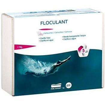 Flocculante Gre 76044 – 1 kg in cartucce da 125 g, filtrazione a sabbia