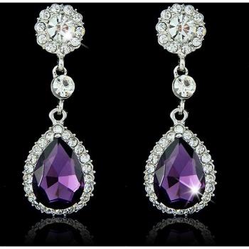 Pendientes de Gota Brillantes para Fiestas