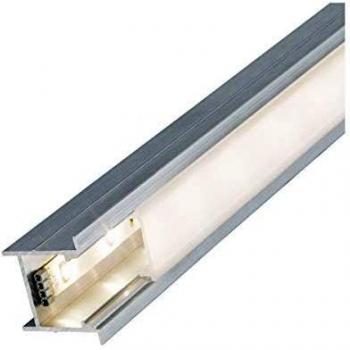 Paulmann 70861 – Oblonges Diffusionsprofil 2 m in eloxiertem Aluminium