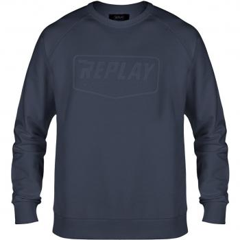 Pull à Logo Replay Bleu S