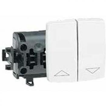 Appareillage double saillie pour volets roulants composable blanc Legrand 086113
