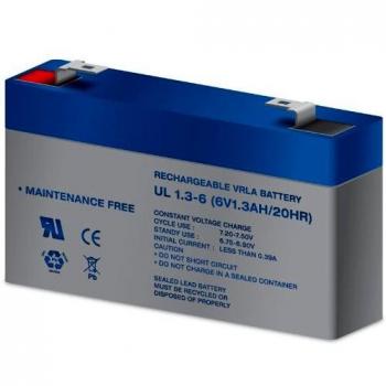 Batería U-Power 6V 1.3Ah con Cocodrilo