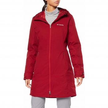 Beet-Colored Columbia Damen Autumn-Mid-Jacke – XS