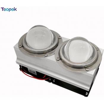 LED Aluminum Heat Sink Cooling Fan 100W-200W with Lens Set