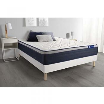 Actisom Ensemble Matelas Latex+Mémoire de Forme 180x200 cm