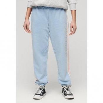 Superdry Pantalone da tuta retrò con nastro laterale