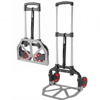Carrello Telescopico con Ruote Richiudibili e Manico in Alluminio