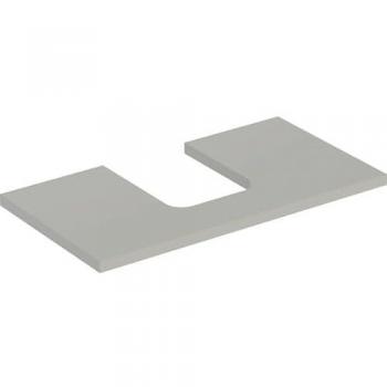 Keramag Plaque Lavabo Geberit One – découpe au centre, finition grège mat