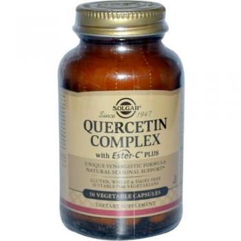 Solgar Quercitine Complex with Ester C Plus 50 Capsules