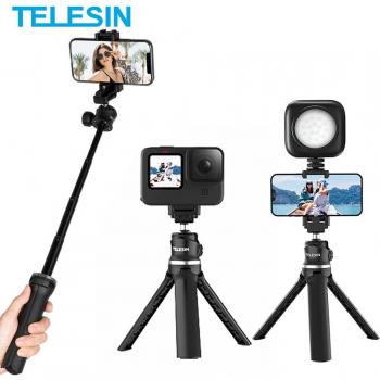 Soporte Telesin con Clip para Teléfono y Cámara