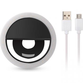 Runde Clip-On Selfie Lampe