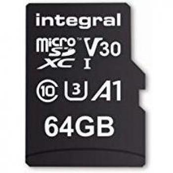 64 GB Hochgeschwindigkeits-microSDHC/XC V30 UHS-I U3-Speicherkarte