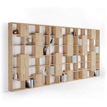 Mobili Fiver Libreria Iacopo XXL con ante Rovere Rustico