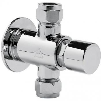 Ducha Mural Idral: Grifo Temporizado con Botón Serie Moderna
