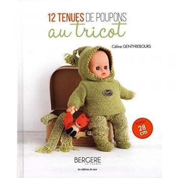 12 tenues de poupons au tricot