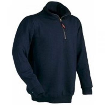 FELPA AZUL CON CREMALLERA TALLA L VERENA