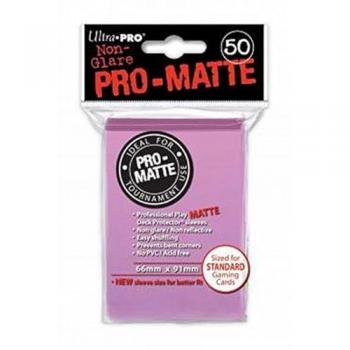 Ultra Pro Pro-Matte Hüllen rosa für Sammelkarten (50 ct)