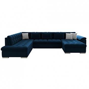 Sofá rinconero Comfivo 128, disponible en varios colores, función de descanso, 348x205x76cm