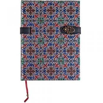 Cuadernos azulejos portugal rojo azul broche