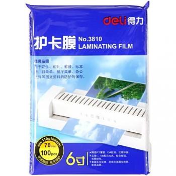 Película de laminado 6 (100x110mm) 70 Mic, 6 unidades/lote, para fotos y documentos