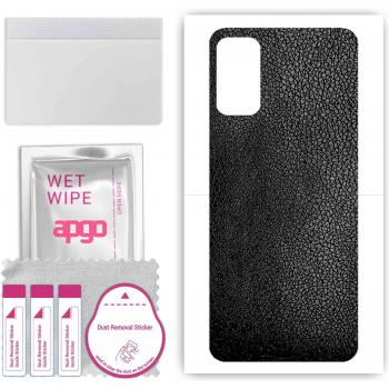 Poco M3 Pro 5G Durable Foil Skin – Matte Black Leather