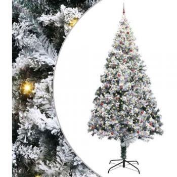 Artificial Green 400cm VidaXL Pre-Lit Tree & Ball Collection