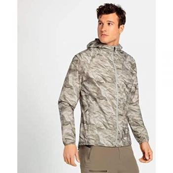 Odlo FLI Chaqueta Impermeable para Hombre, Color Gris, Talla Extra Grande