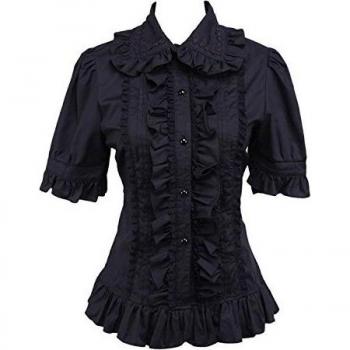 Ainclu Cotton Ruffled Lolita Top – Party & Halloween Edition