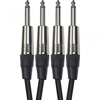 Câble adaptateur 2 Jack Mono 6 M