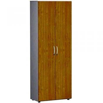 Geramöbel Aktenschrank Flex, ahorn/weiß, 5 Fachböden, 80 x 42 x 216 cm
