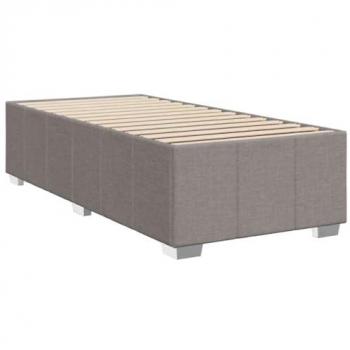 VidaXL Taupe Bett ohne Matratze 90x200 cm