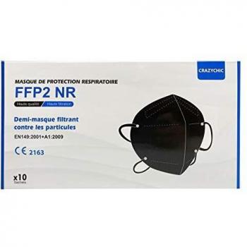 CrazyChic Masque de Sécurité FFP2 – Livraison Rapide France