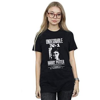 Undesirable No. 1 Harry Potter Cotton Boyfriend Shirt – Black, 3XL Female