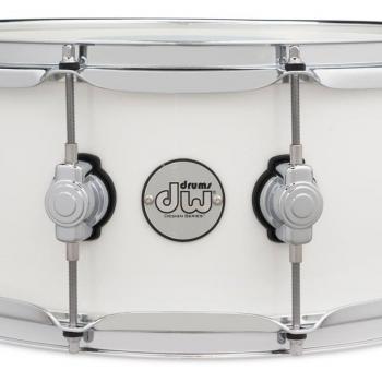 DW Design 14x6 Snare Drum in Gloss White
