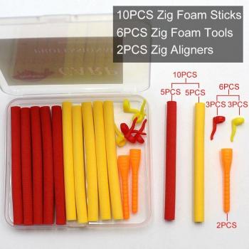 19PCS Zig Rig Fishing Accessories Kit