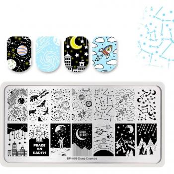 Plaque de Pochoir Ongles BORN PRETTY