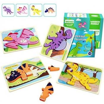 Jurassic Playtime: Hand‑Painted Dino Puzzle Pack